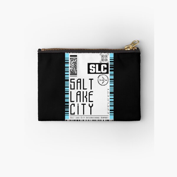 Item preview, SALT LAKE CITY Boarding pass Luggage stickers designed and sold by LeddsoDello.