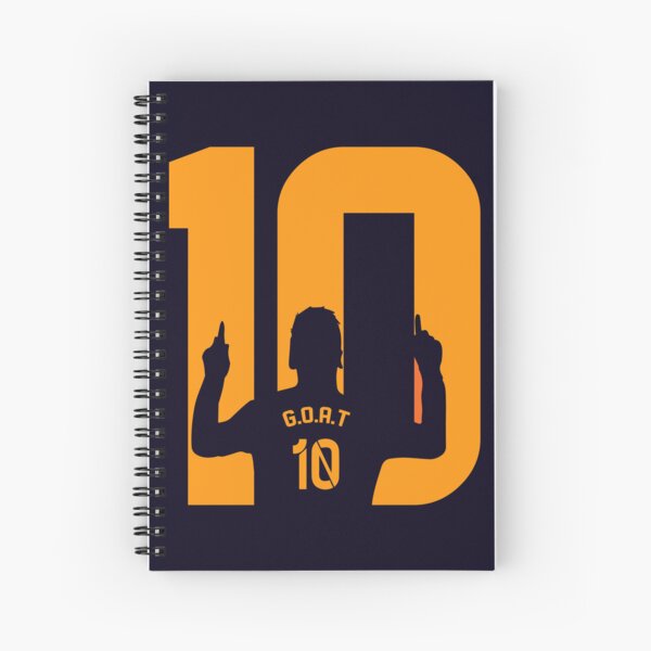 Zidane Maradona Pele Spiral Notebook