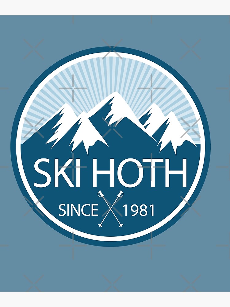 Discover Ski Hoth, Funny Premium Matte Vertical Poster