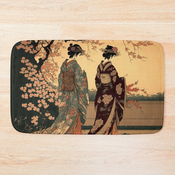 Artikelvorschau, Japanische Damen im Ukiyoe-Stil entworfen und verkauft von Myriam Iart.