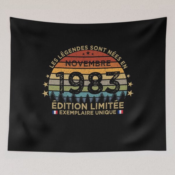 Item preview, Anniversaire 40 Ans Les Legendes Sont Nees en Novembre 1983 designed and sold by cssdru.