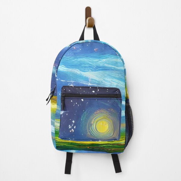 Item preview, Night Starry Sky Landscape Art, Colorful Night Sky Art, Nature Art, Spiritual Starry Art designed and sold by viewgraphics.