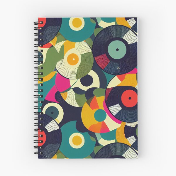 Artikelvorschau, Retro-Vinyl-Schallplatten entworfen und verkauft von BuraxisDesigns.