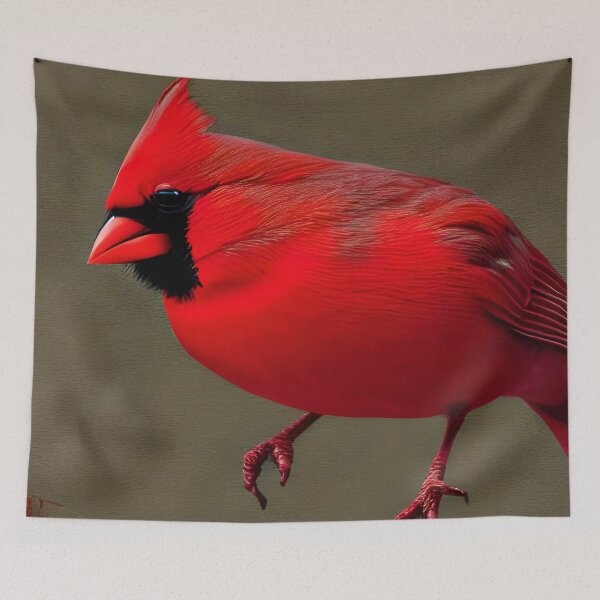 Item preview, Northern Cardinal Art, Red Cardinal Art, Textured Artwork  designed and sold by viewgraphics.