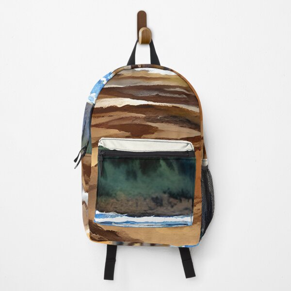 Item preview, Oregon Coast Landscape at Low Tide Watercolor Art designed and sold by viewgraphics.
