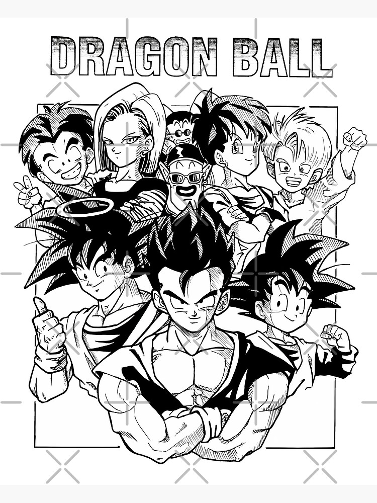 Android Saga - Dragon Ball Z Poster for Sale by Yonin Designs