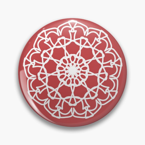 Item preview, Winter Flower on Xmas Red designed and sold by Latoblooms.