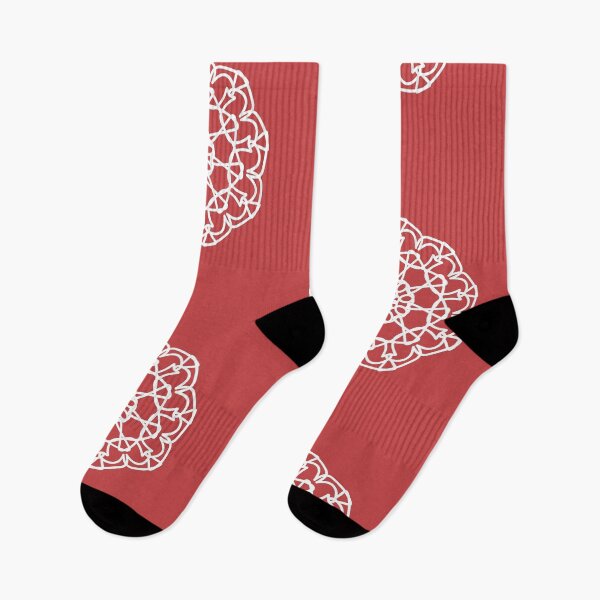Item preview, Winter Flower on Xmas Red designed and sold by Latoblooms.