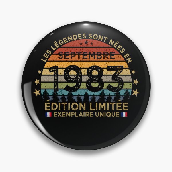Item preview, Anniversaire 40 Ans Les Legendes Sont Nees en Septembre 1983 designed and sold by cssdru.