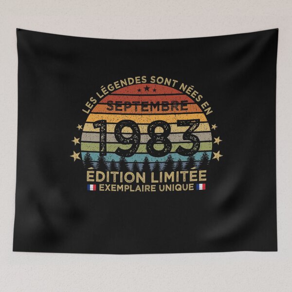 Item preview, Anniversaire 40 Ans Les Legendes Sont Nees en Septembre 1983 designed and sold by cssdru.