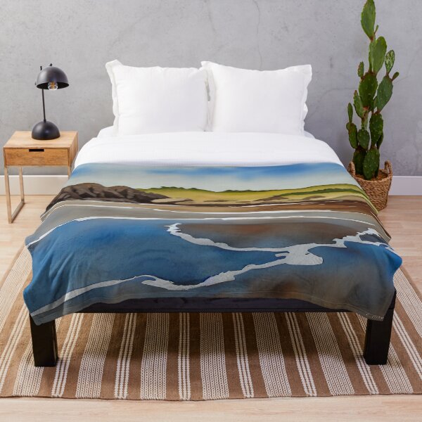 Artikelvorschau, Oregon-Küsten-Landschaft bei Ebbe-Aquarell-Kunst entworfen und verkauft von viewgraphics.
