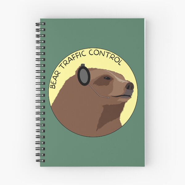 Item preview, Bear Traffic Control has something to say (Yellow) designed and sold by AdventuresOy.