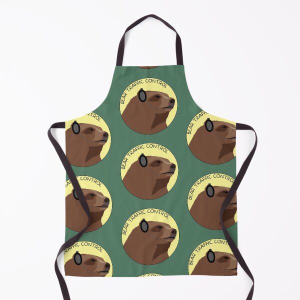 Item preview, Bear Traffic Control has something to say (Yellow) designed and sold by AdventuresOy.