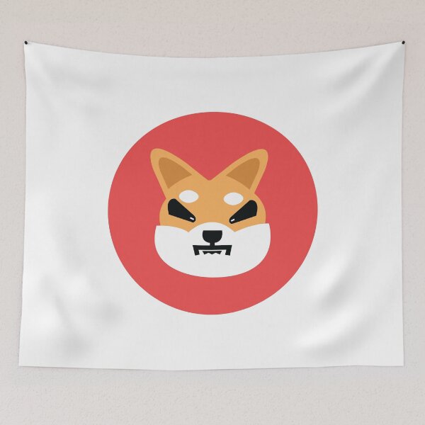 Item preview, Mean Shib Face Crypto Coin Shiba Inu Dog Head Icon Cryptocurrency Art Design designed and sold by doseofwin.