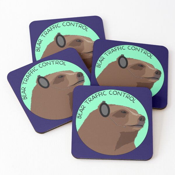 Item preview, Copy of Bear Traffic Control has something to say (Green) designed and sold by AdventuresOy.