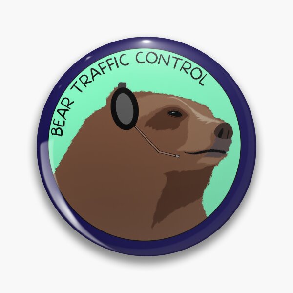 Item preview, Copy of Bear Traffic Control has something to say (Green) designed and sold by AdventuresOy.