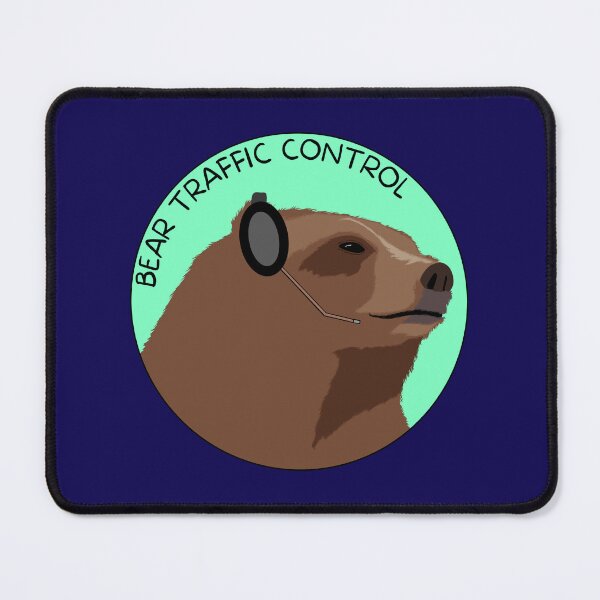 Item preview, Copy of Bear Traffic Control has something to say (Green) designed and sold by AdventuresOy.