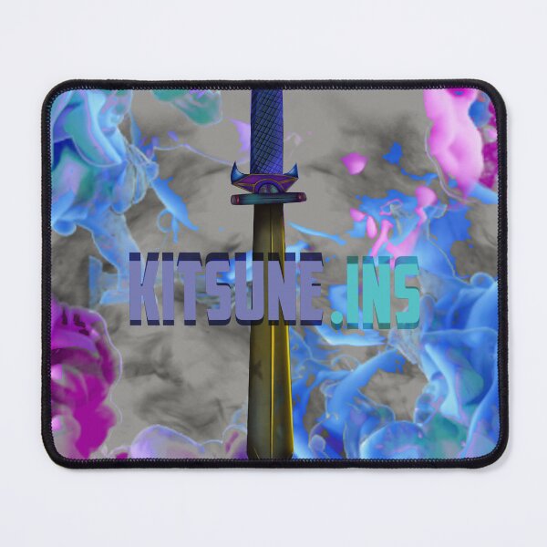 Item preview, illustration of sword in smoke pink and blue color designed and sold by kitsuneins.