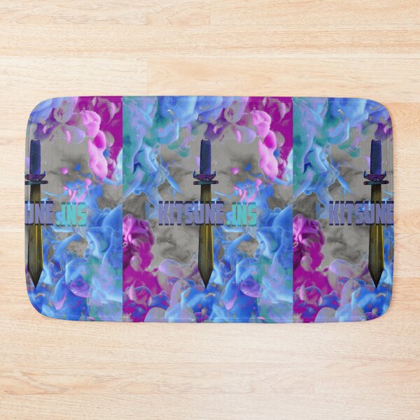 Item preview, illustration of sword in smoke pink and blue color designed and sold by kitsuneins.