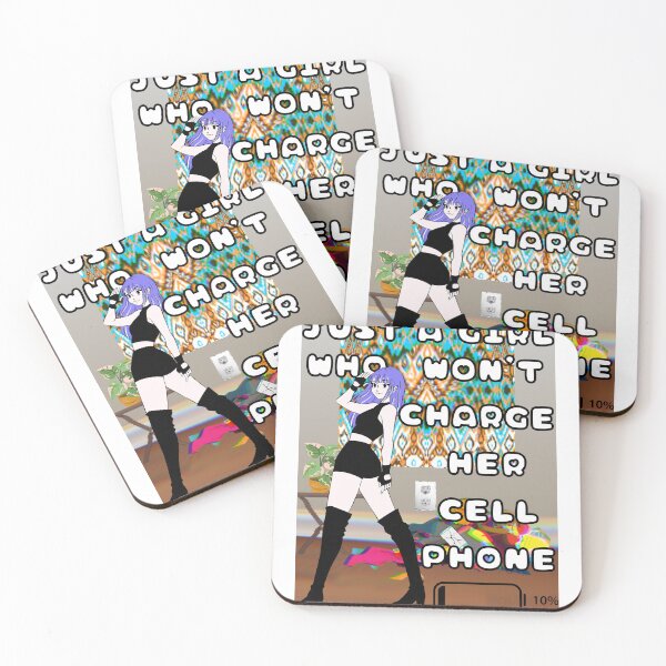 Item preview, Just a Girl Who Won't Charge Her Cell Phone designed and sold by SortaPrettyOk.