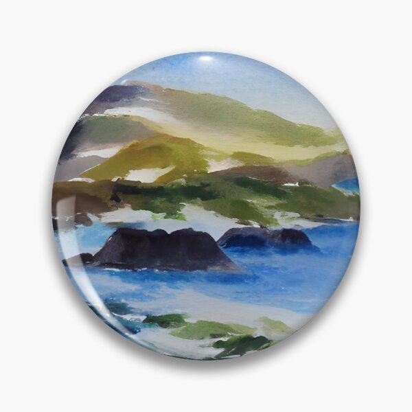 Item preview, Original Landscape Watercolor art of Ireland designed and sold by viewgraphics.