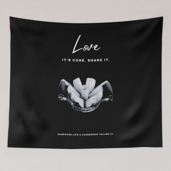 Item preview, LOVE: It's Core. Share It. (#1 in the 'Hardcore Life & Leadership Values' Collection) designed and sold by ashowofvalues.