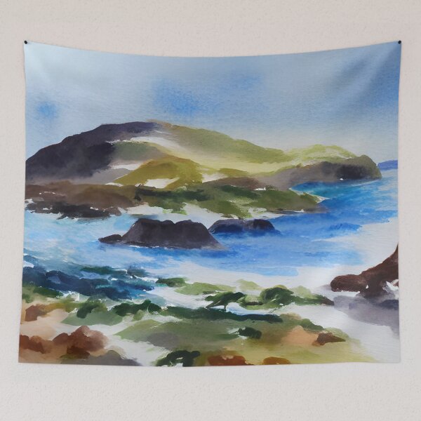 Item preview, Original Landscape Watercolor art of Ireland designed and sold by viewgraphics.