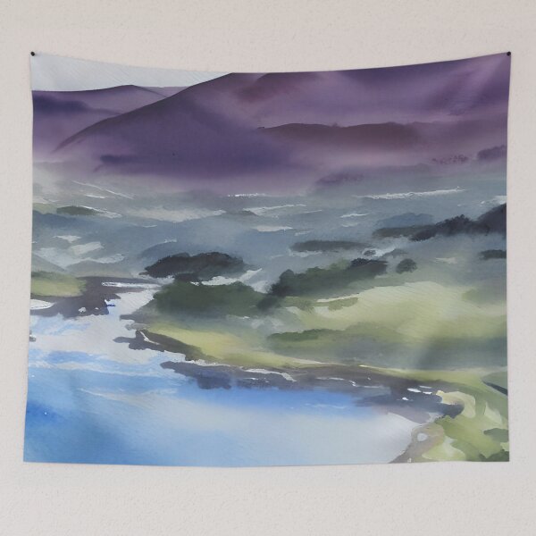 Item preview, Original Landscape Watercolor art of Ireland designed and sold by viewgraphics.