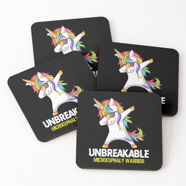 Item preview, Microcephaly Awareness - Unicorn Microcephaly Warrior Ribbon UNBREAKABLE designed and sold by Fernandezf.