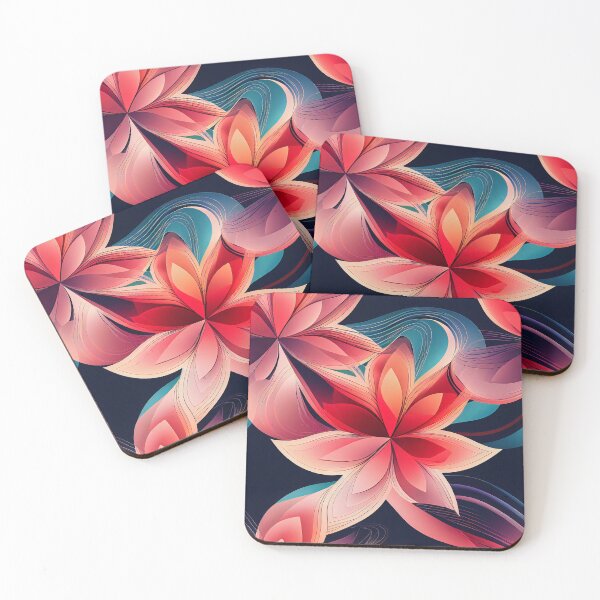 Artikelvorschau, Allover-Druck mit rosa Blumenmuster entworfen und verkauft von CaseHavenDesign.