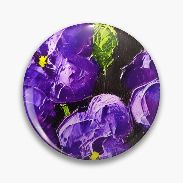 Artikelvorschau, Ursprüngliche Veilchen-Blumen-Kunst, Spachtel-Kunst entworfen und verkauft von viewgraphics.
