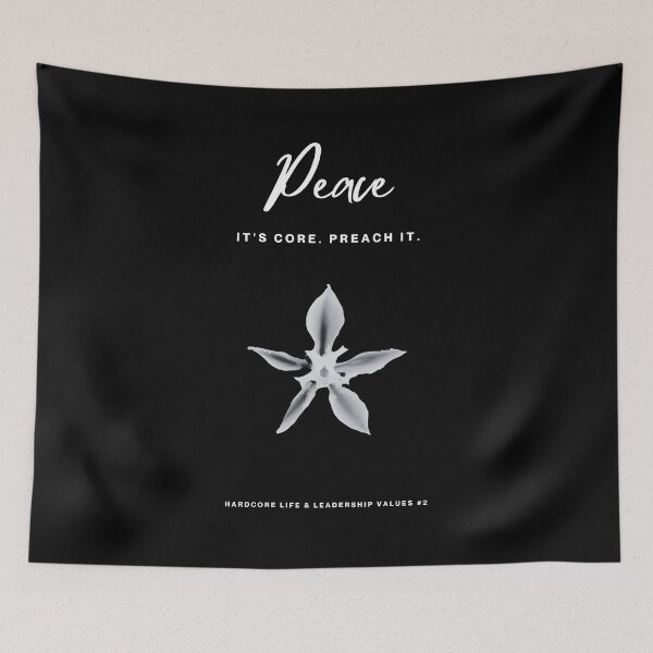 Item preview, PEACE: It's Core. Preach It. (#2 in the 'Hardcore Life & Leadership Values' Collection) designed and sold by ashowofvalues.