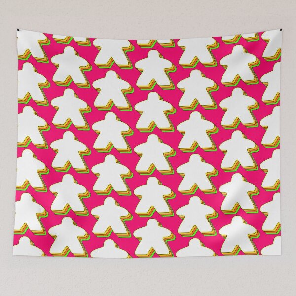 Item preview, Retro Colorful Meeple for Board Game Lovers designed and sold by BeamGeeks.