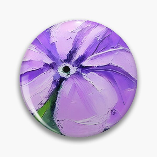 Artikelvorschau, Ursprüngliche Veilchen-Blumen-Kunst, Spachtel-Kunst entworfen und verkauft von viewgraphics.