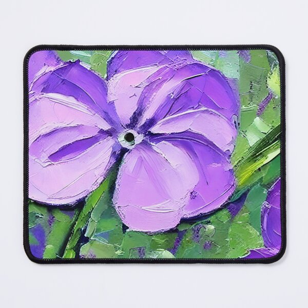 Item preview, Original Violets Flower Art, Palette Knife Art designed and sold by viewgraphics.