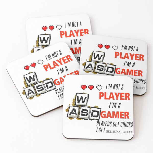 Item preview, I'm Not A Player I'm A Gamer Players Get Chicks I Get Bullied At School designed and sold by saidox.