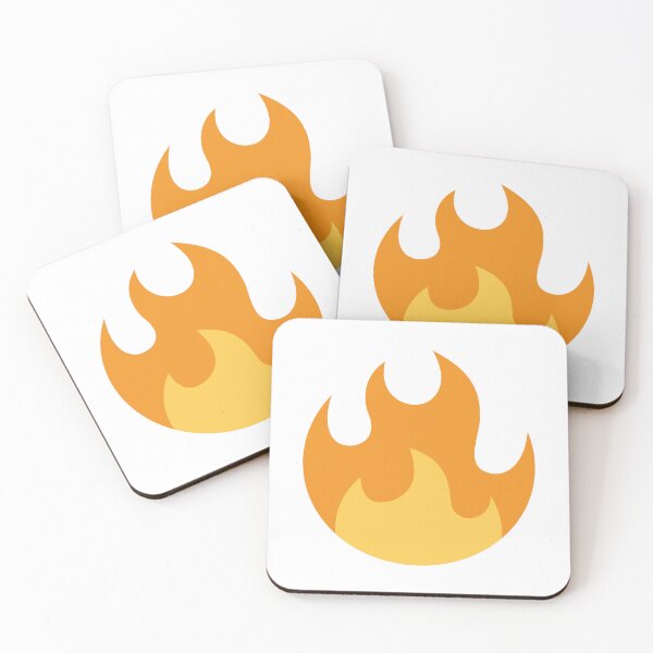 Item preview, Hot Fire Flame Emoji designed and sold by PrintPortal.