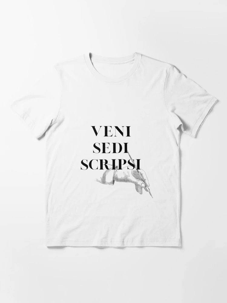 Veni Sedi Scripsi (I came, I sat, I wrote)