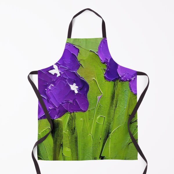 Item preview, Original Violets Flower Art, Palette Knife Art designed and sold by viewgraphics.