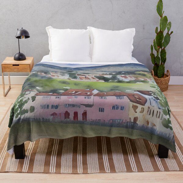 Item preview, Original Watercolor of Ribeauville, Alsace, France Art designed and sold by viewgraphics.