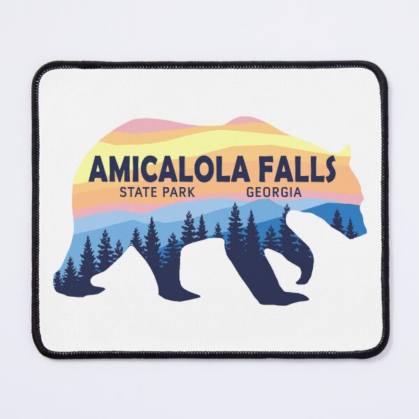 Item preview, Amicalola Falls State Park Sunset Bear Logo designed and sold by VanyaKar.