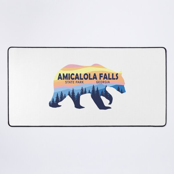 Item preview, Amicalola Falls State Park Sunset Bear Logo designed and sold by VanyaKar.