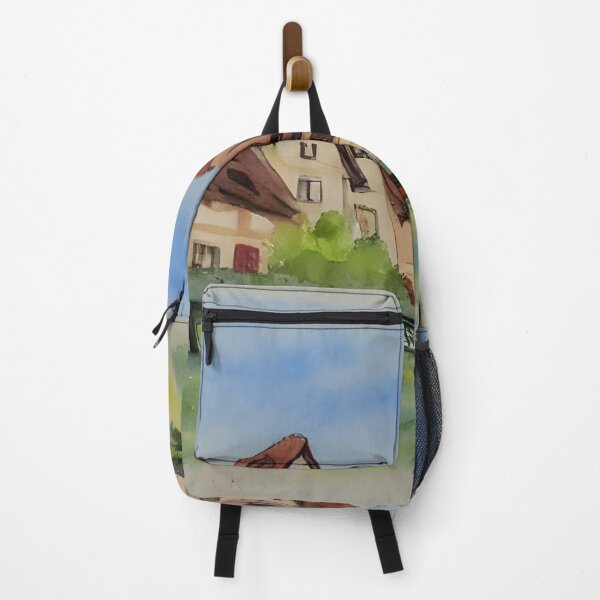 Item preview, Original Watercolor of Ribeauville, Alsace, France Art designed and sold by viewgraphics.