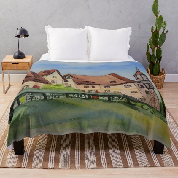 Item preview, Original Watercolor of Ribeauville, Alsace, France Art designed and sold by viewgraphics.