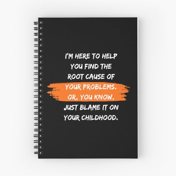 Item preview, I'm here to help you find the root cause of your problems. Or, you know, just blame it on your childhood. - Black designed and sold by PixelBadBunny.