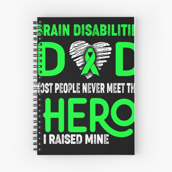 Item preview, Brain Disabilities DAD Most People Never Meet Their HERO I Raised Mine designed and sold by Tifrop.