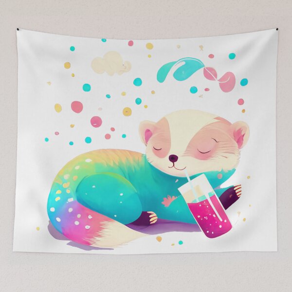 Item preview, Fizzy Ferret designed and sold by Whalecat-studio.