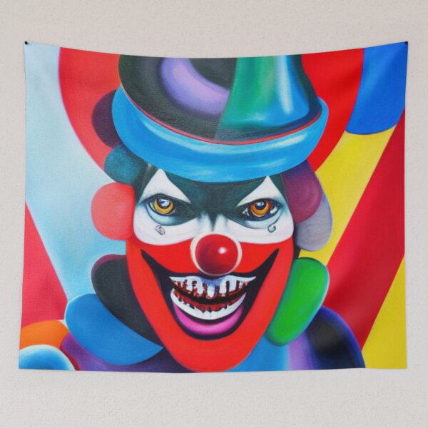 Item preview, Psycho Madness - Grimacing Clown designed and sold by PsychoMadness.