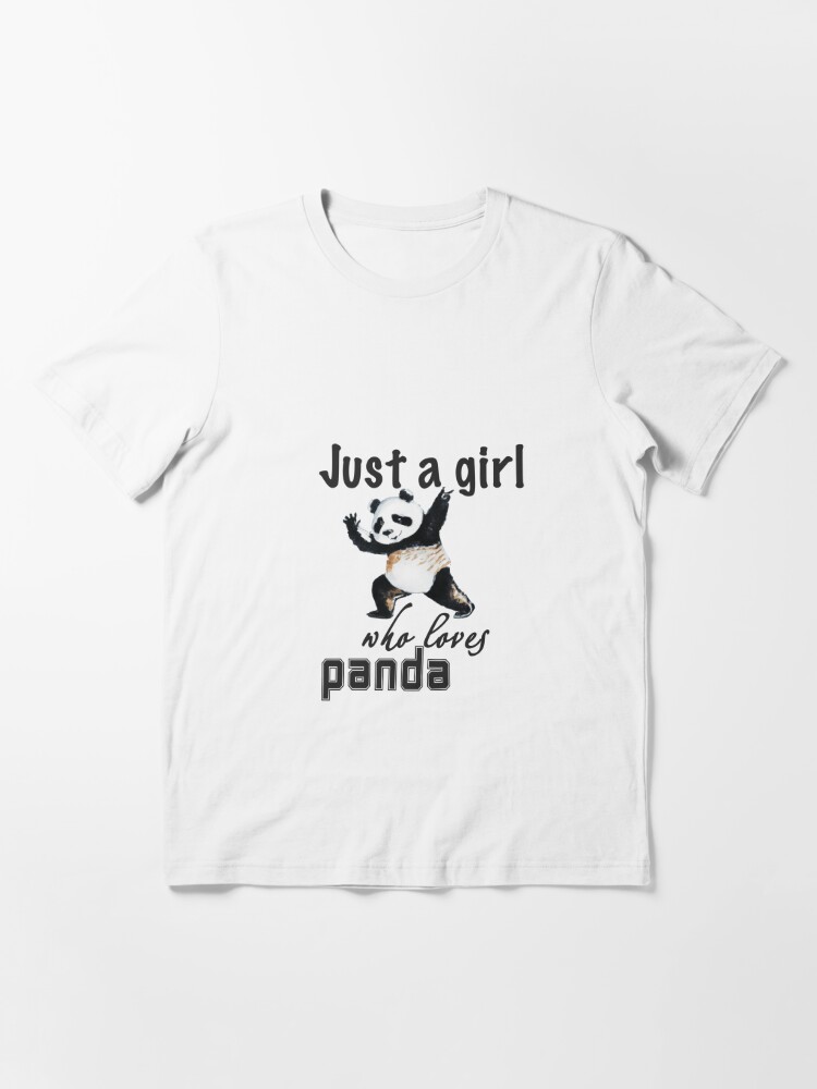 Girls sales panda tshirt