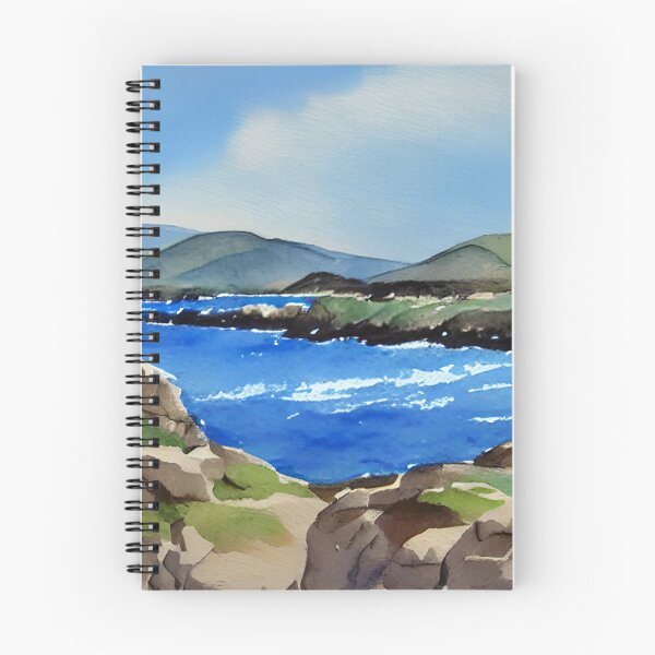 Item preview, Ring of Kerry Ireland Coast Watercolor Art designed and sold by viewgraphics.
